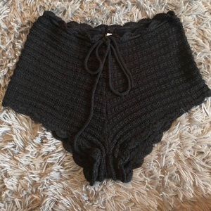 Cheeky Nasty Gal Crochet Shorts